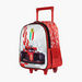 Ferrari Print Trolley Backpack with Zip Closure - 16 inches-Trolleys-thumbnail-2