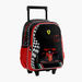 Ferrari Print Trolley Backpack with Zip Closure - 16 inches-Trolleys-thumbnail-1