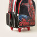 Spider-Man Print Trolley Backpack with Adjustable Straps-Trolleys-thumbnail-3