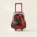 Spider-Man Print Trolley Backpack with Zip Closure - 16 inches-Trolleys-thumbnail-0