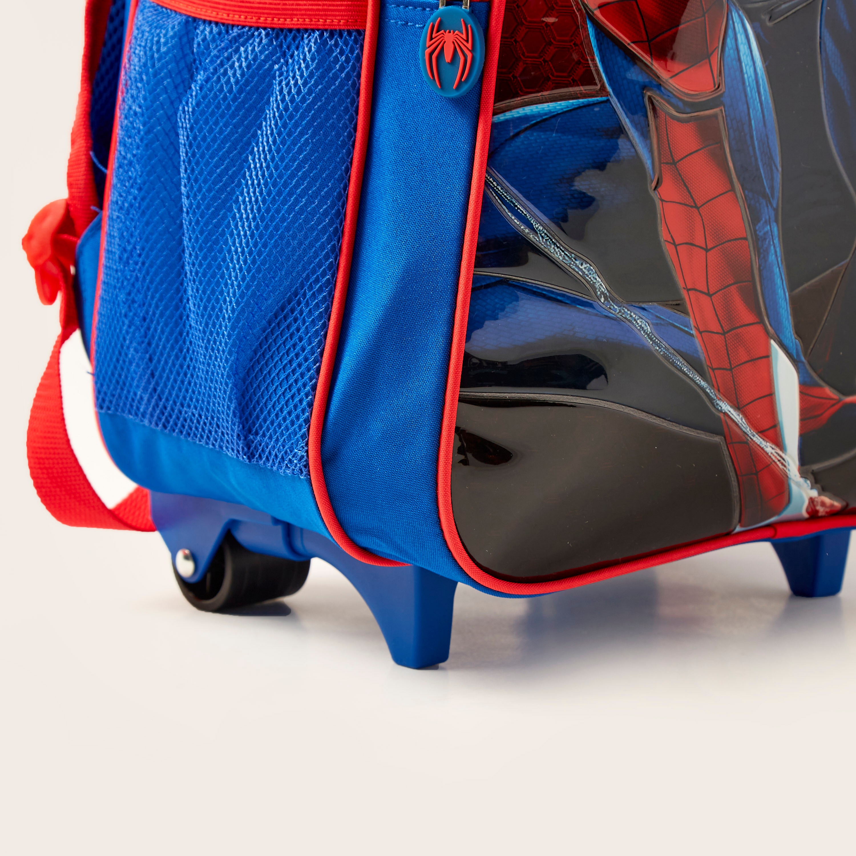 طقم شنطة ظهر بعجلات وطبعات سبايدر مان 5 قطع من ديزني-school-bagsandbackpacks-trolleybags-image-4