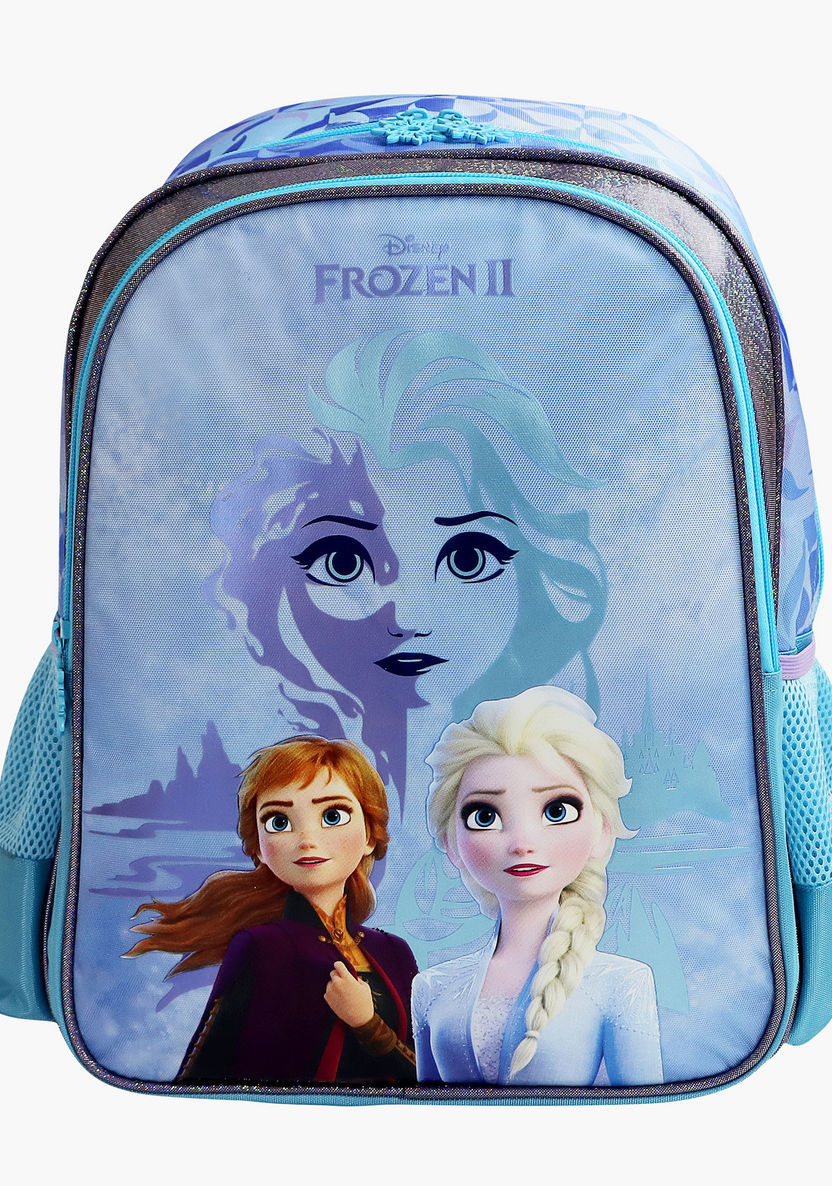 Disney Frozen Print Backpack - 16 inches-Backpacks-image-0