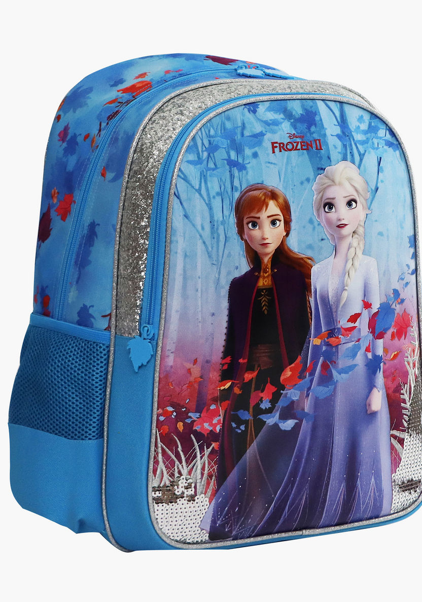 Disney Frozen 2 Print Backpack - 16 inches-Backpacks-image-1