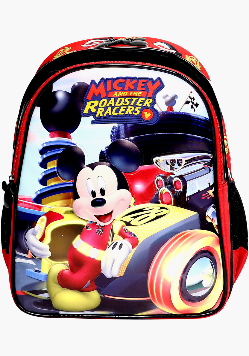 Disney Mickey Mouse Print Backpack - 14 inches-Backpacks-image-0
