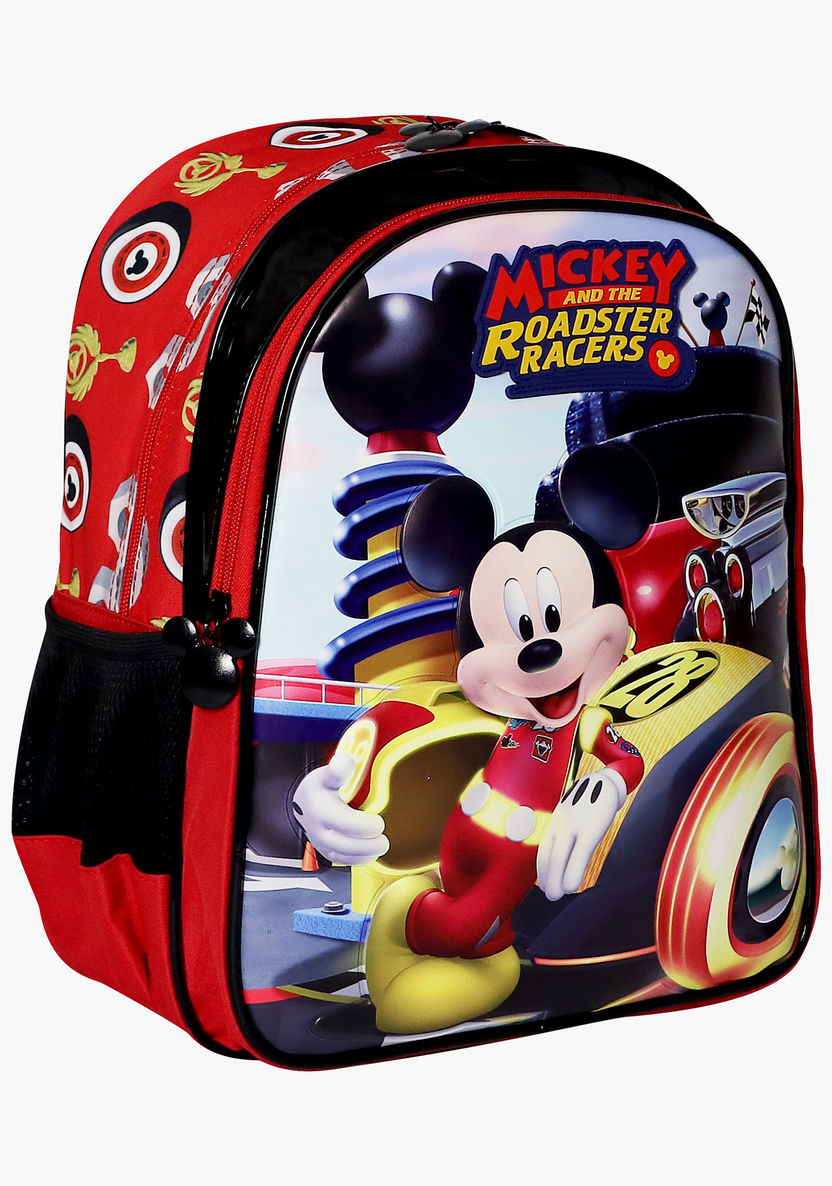 Disney Mickey Mouse Print Backpack - 14 inches-Backpacks-image-1