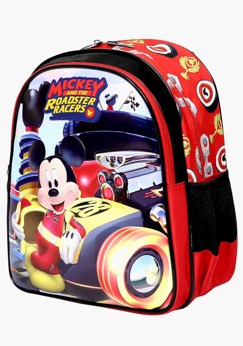 Disney Mickey Mouse Print Backpack - 14 inches-Backpacks-image-2
