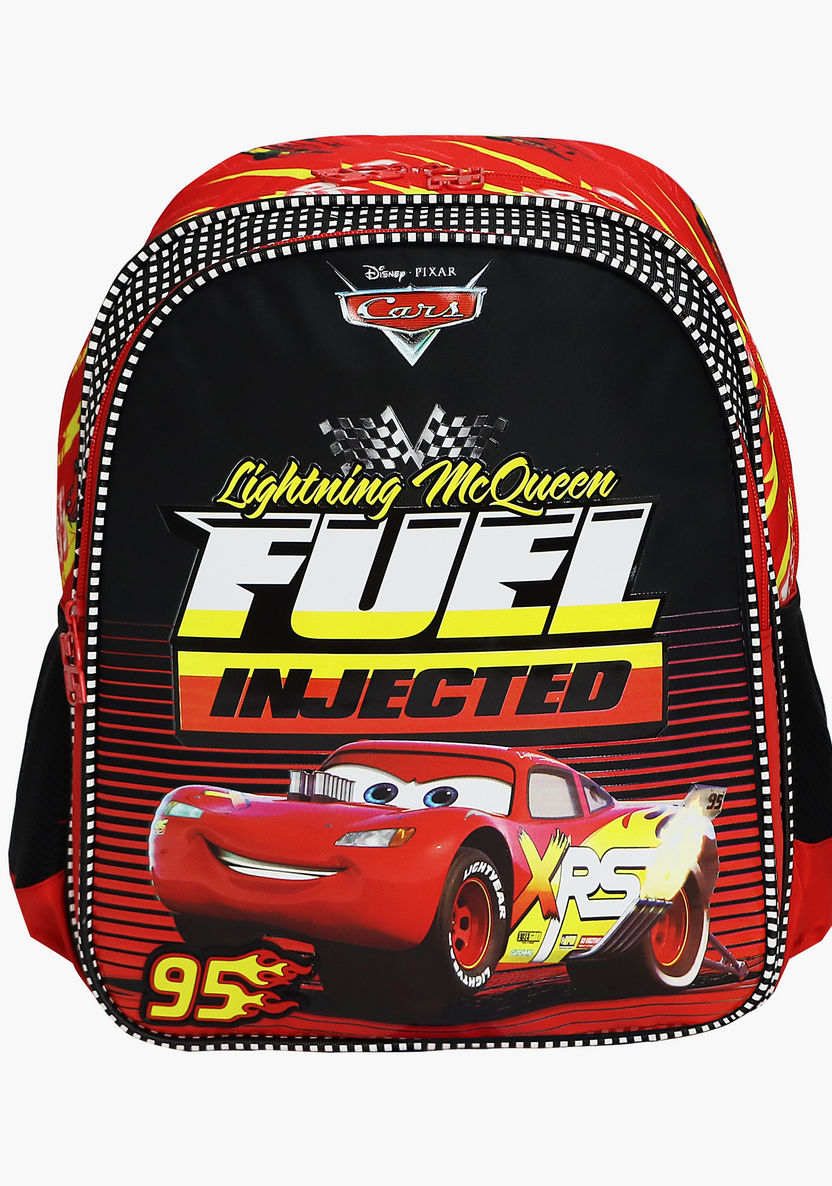Disney Cars Fuel Injected Backpack with Zip Closure - 14 inches-Backpacks-image-0