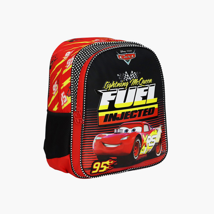 Disney Cars Fuel Injected Backpack with Zip Closure - 14 inches