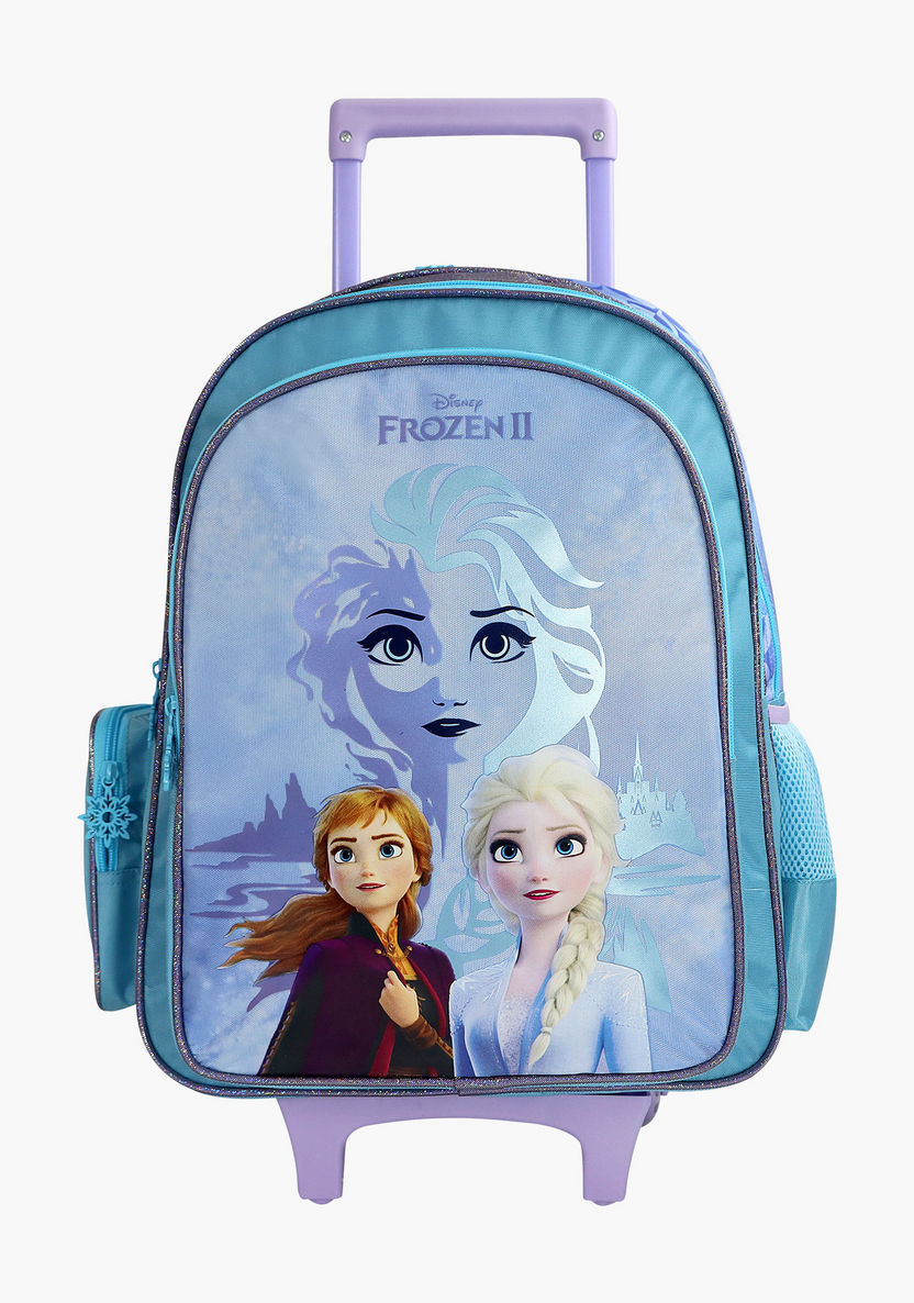 Disney Frozen Printed Trolley Backpack - 18 inches-Trolleys-image-0