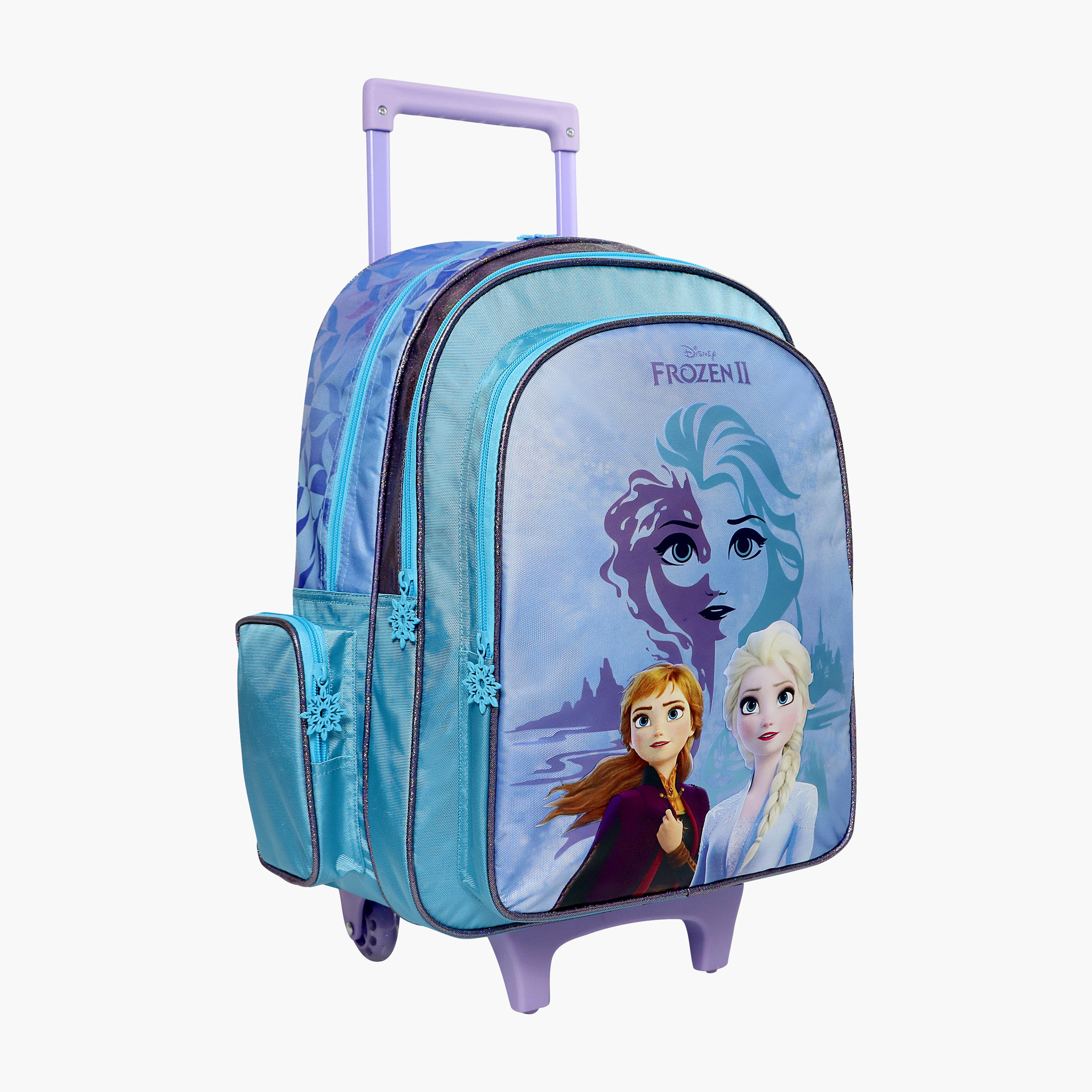 Disney Frozen Printed Trolley Backpack - 18 inches-school-bagsandbackpacks-trolleybags-image-2
