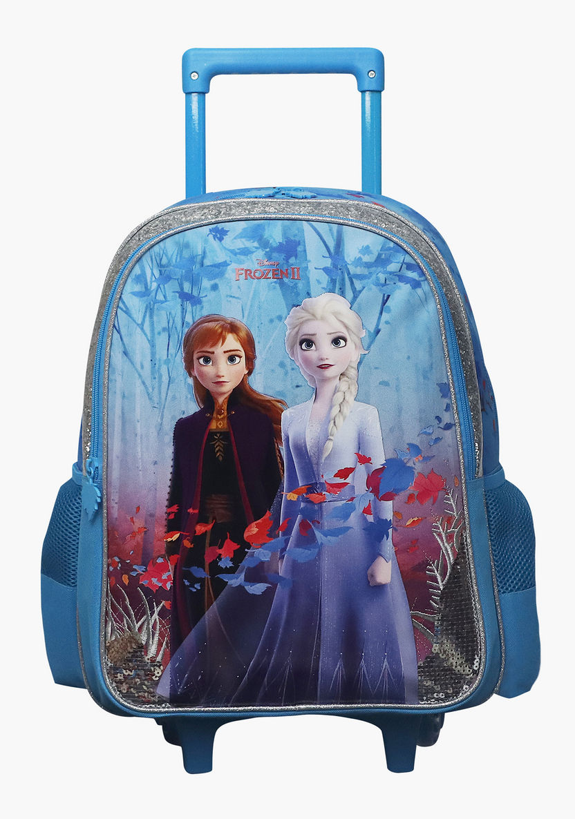 Disney Frozen Print Trolley Backpack - 16 inches-Trolleys-image-0