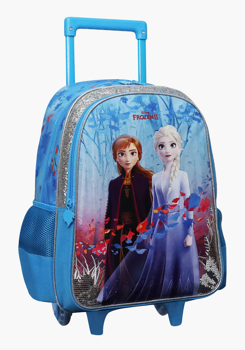 Disney Frozen Print Trolley Backpack - 16 inches-Trolleys-image-1