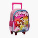 Disney Princess Print Trolley Backpack with Adjustable Straps-Trolleys-thumbnail-1