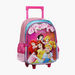 Disney Princess Print Trolley Backpack with Adjustable Straps-Trolleys-thumbnail-1
