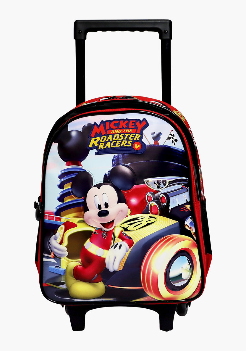 Disney Mickey Mouse Print Trolley Backpack - 14 inches-Trolleys-image-0