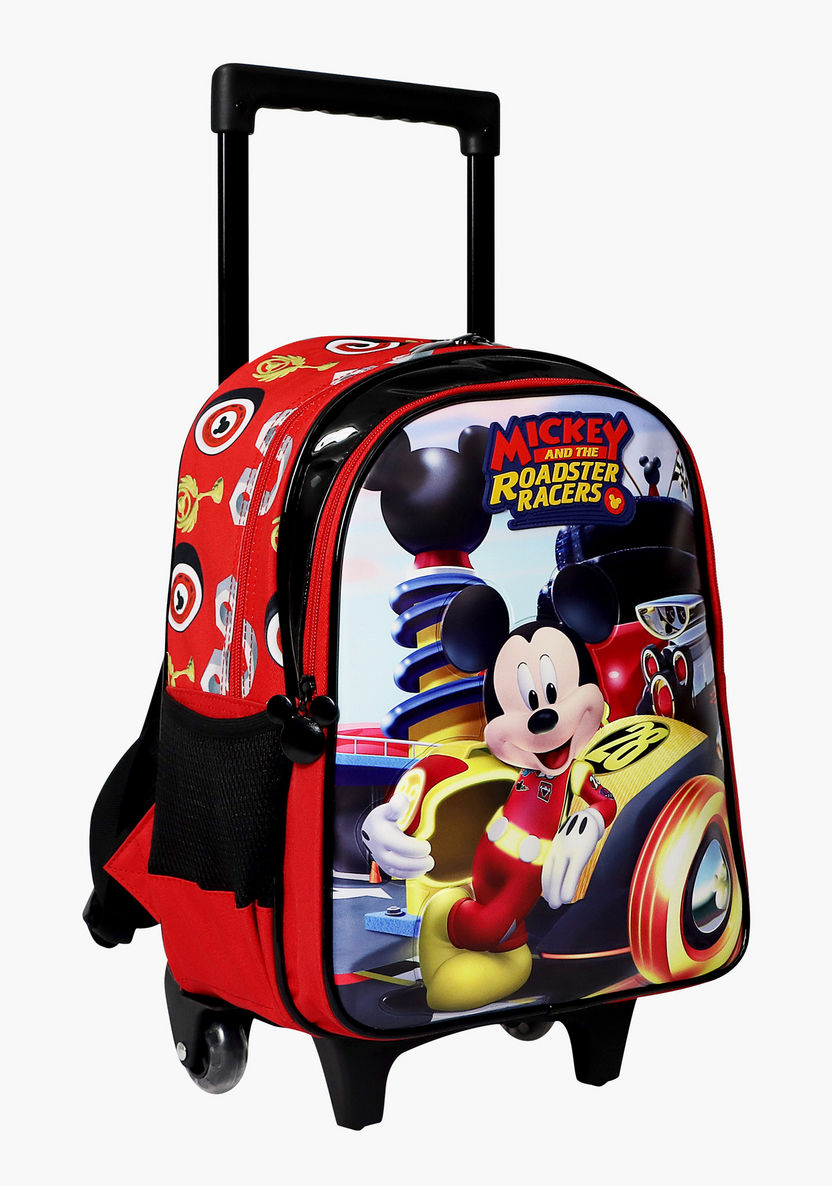 Disney Mickey Mouse Print Trolley Backpack - 14 inches-Trolleys-image-1