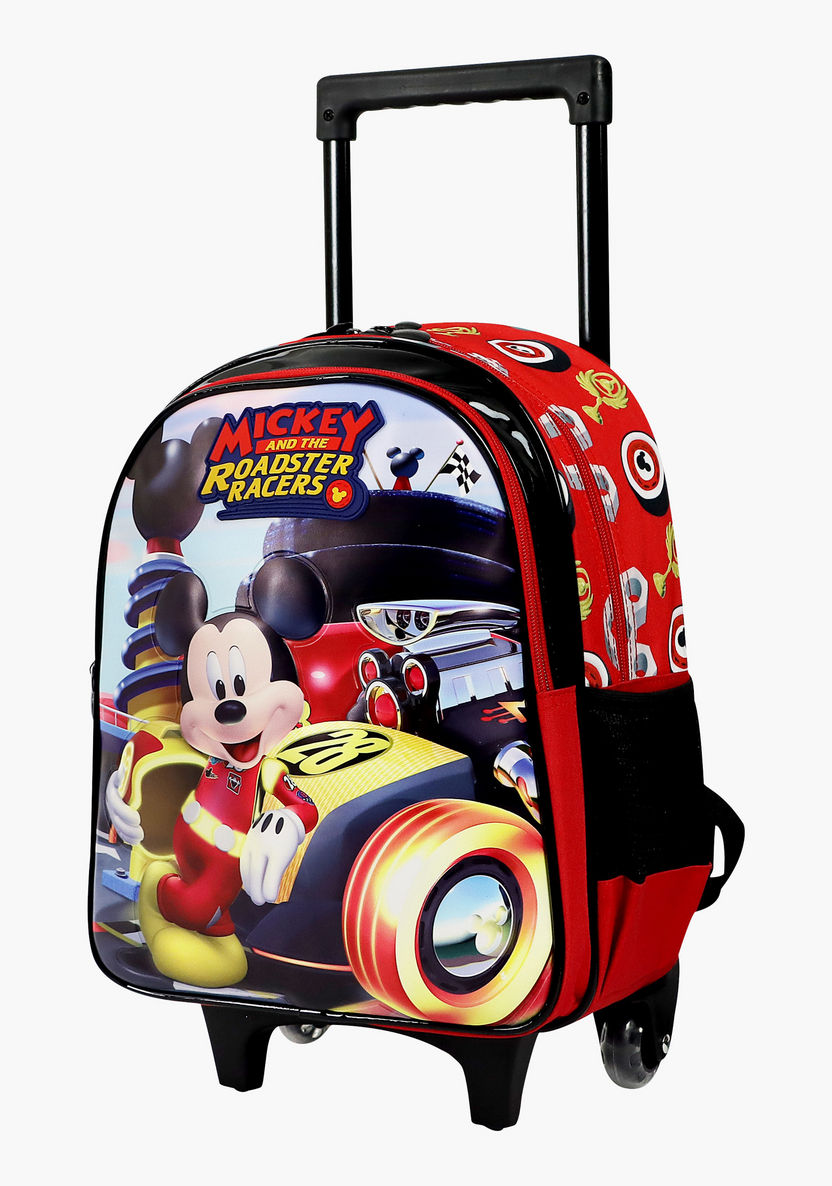 Disney Mickey Mouse Print Trolley Backpack - 14 inches-Trolleys-image-2