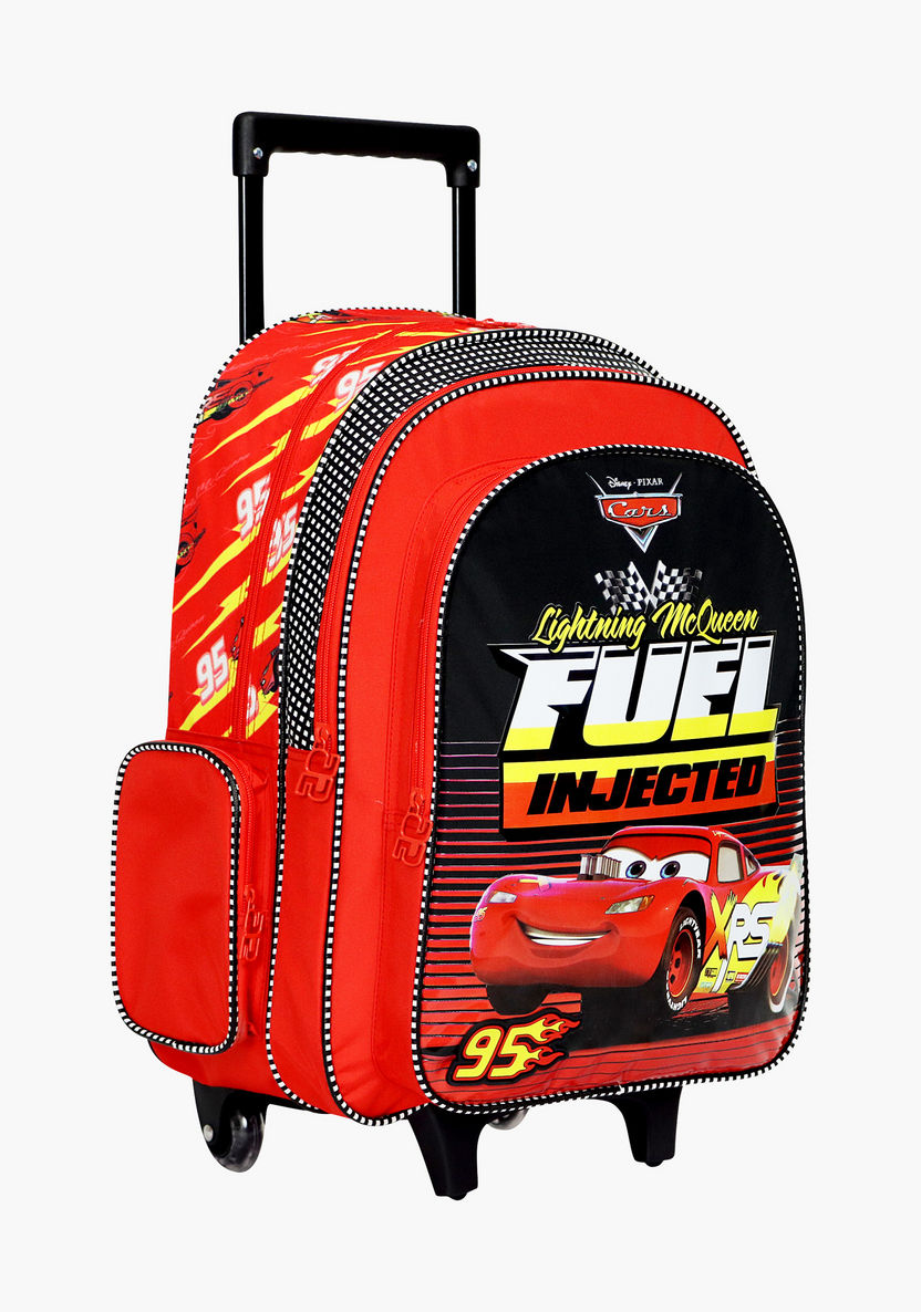 Disney Cars Fuel Injected Print Trolley Backpack - 18 inches-Trolleys-image-1