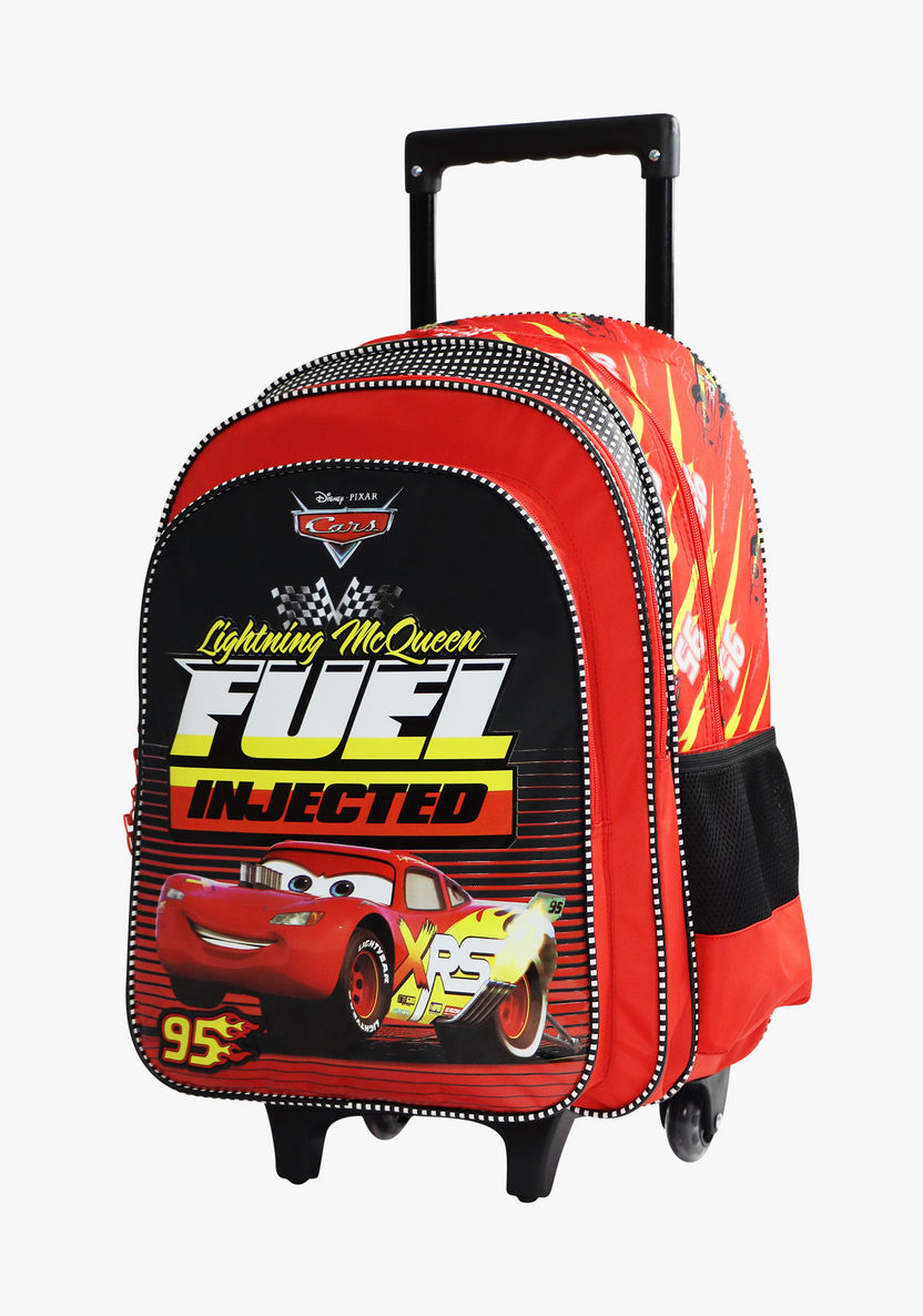 Disney Cars Fuel Injected Print Trolley Backpack - 18 inches-Trolleys-image-2