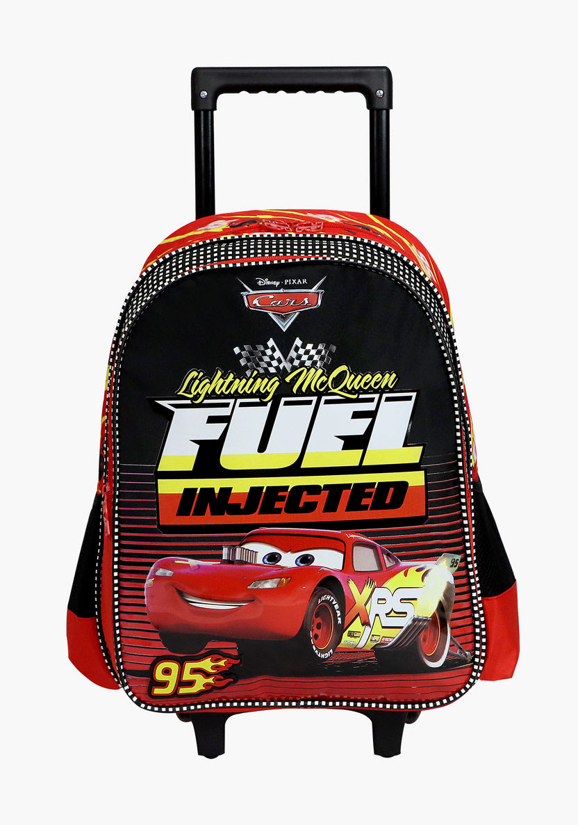 Disney Cars Fuel Injected Print Trolley Backpack - 16 inches-Trolleys-image-0
