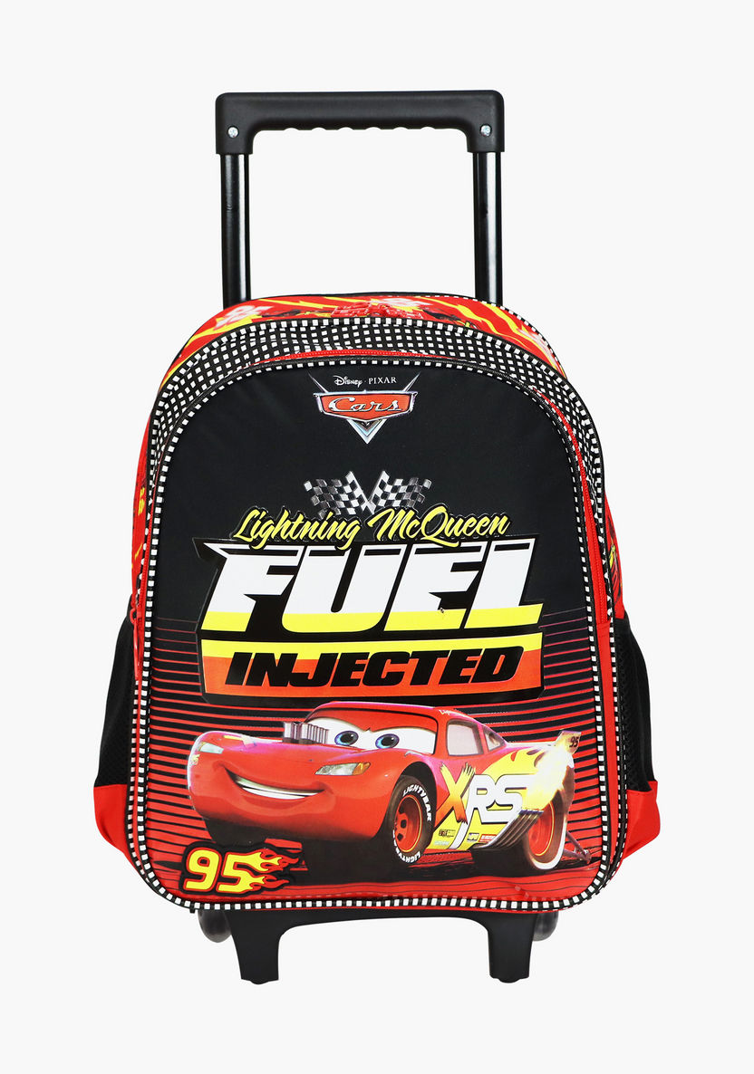 Disney Cars Fuel Injected Print Trolley Backpack - 14 inches-Trolleys-image-0