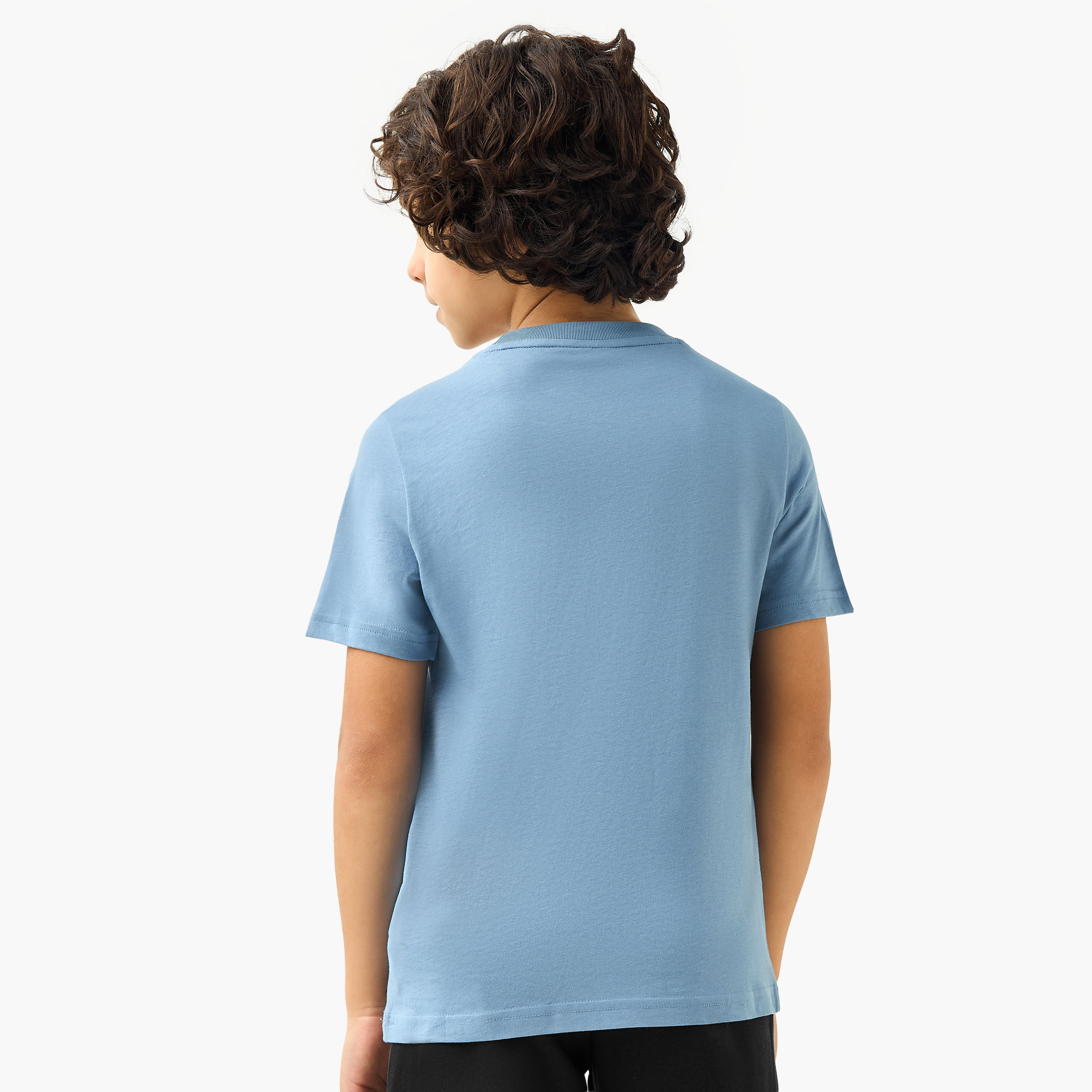 PUMA Graphic Print T-shirt with Short Sleeves-boys-clothing-sportswear-tops-image-3