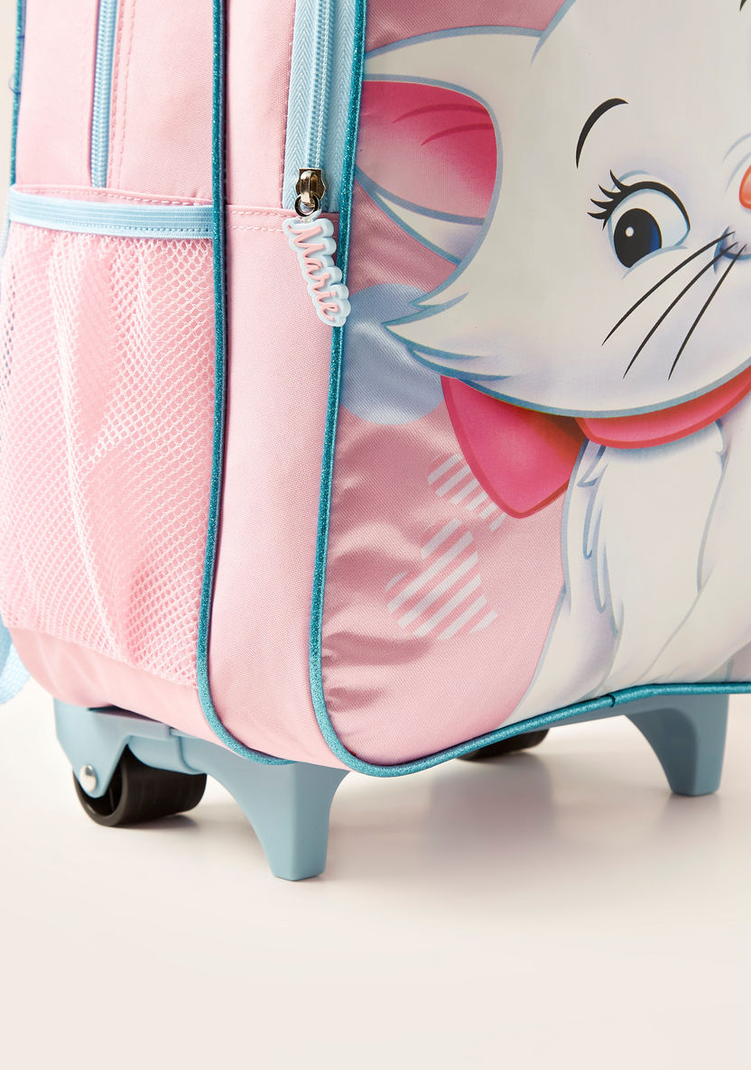 Disney Marie Print 5-Piece Trolley Backpack Set-School Sets-image-3