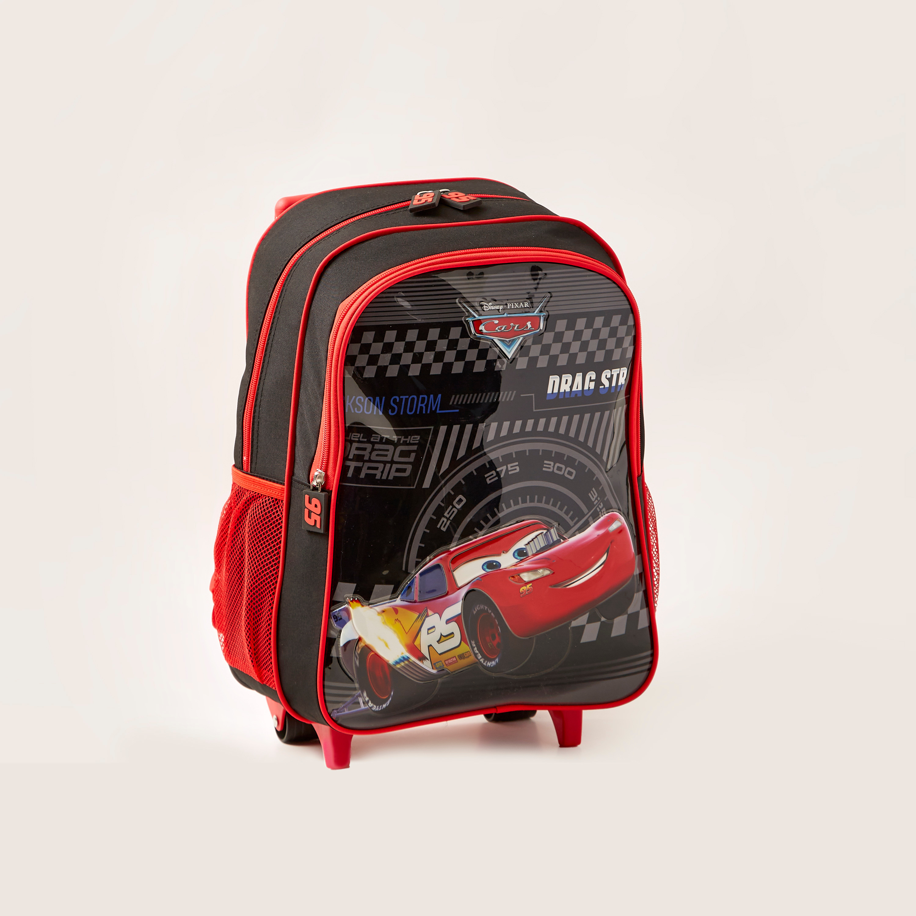 Disney Cars Print 5-Piece Trolley Backpack Set-school-bagsandbackpacks-trolleybags-image-2
