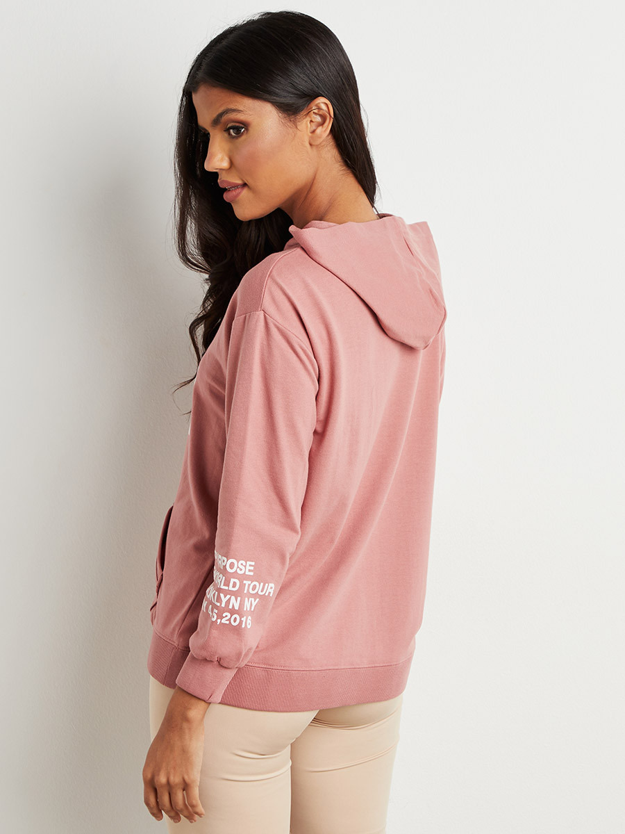 Styli Security Slogan Print Hoodie with Slip Pocket-women-clothing-hoodiesandsweatshirts-hoodies-image-3