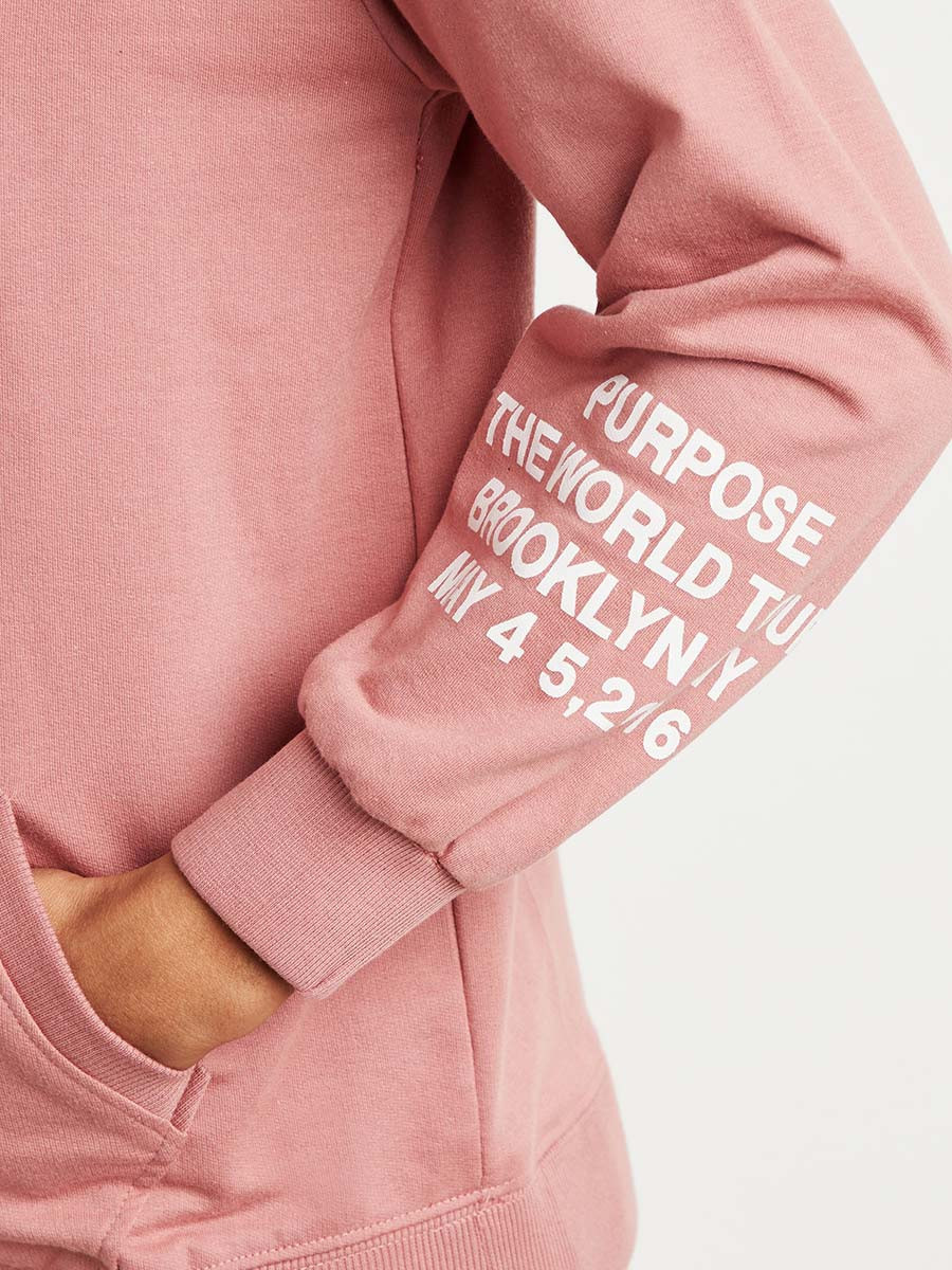 Styli Security Slogan Print Hoodie with Slip Pocket-women-clothing-hoodiesandsweatshirts-hoodies-image-5
