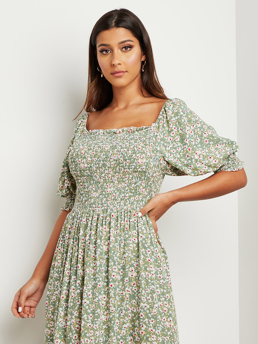 فستان طويل مطبوع من ستايلي-women-clothing-dresses-image-2