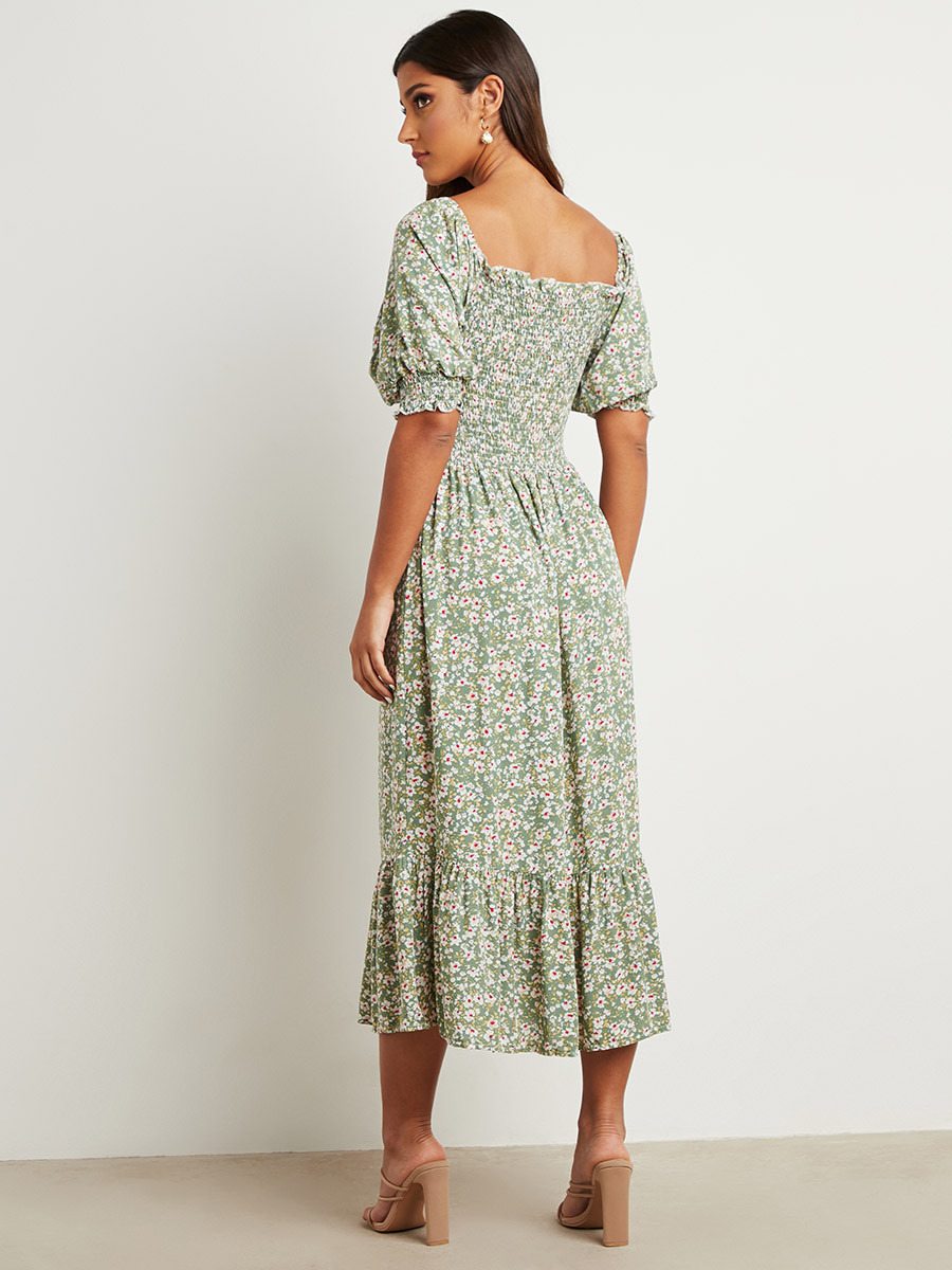 فستان طويل مطبوع من ستايلي-women-clothing-dresses-image-3