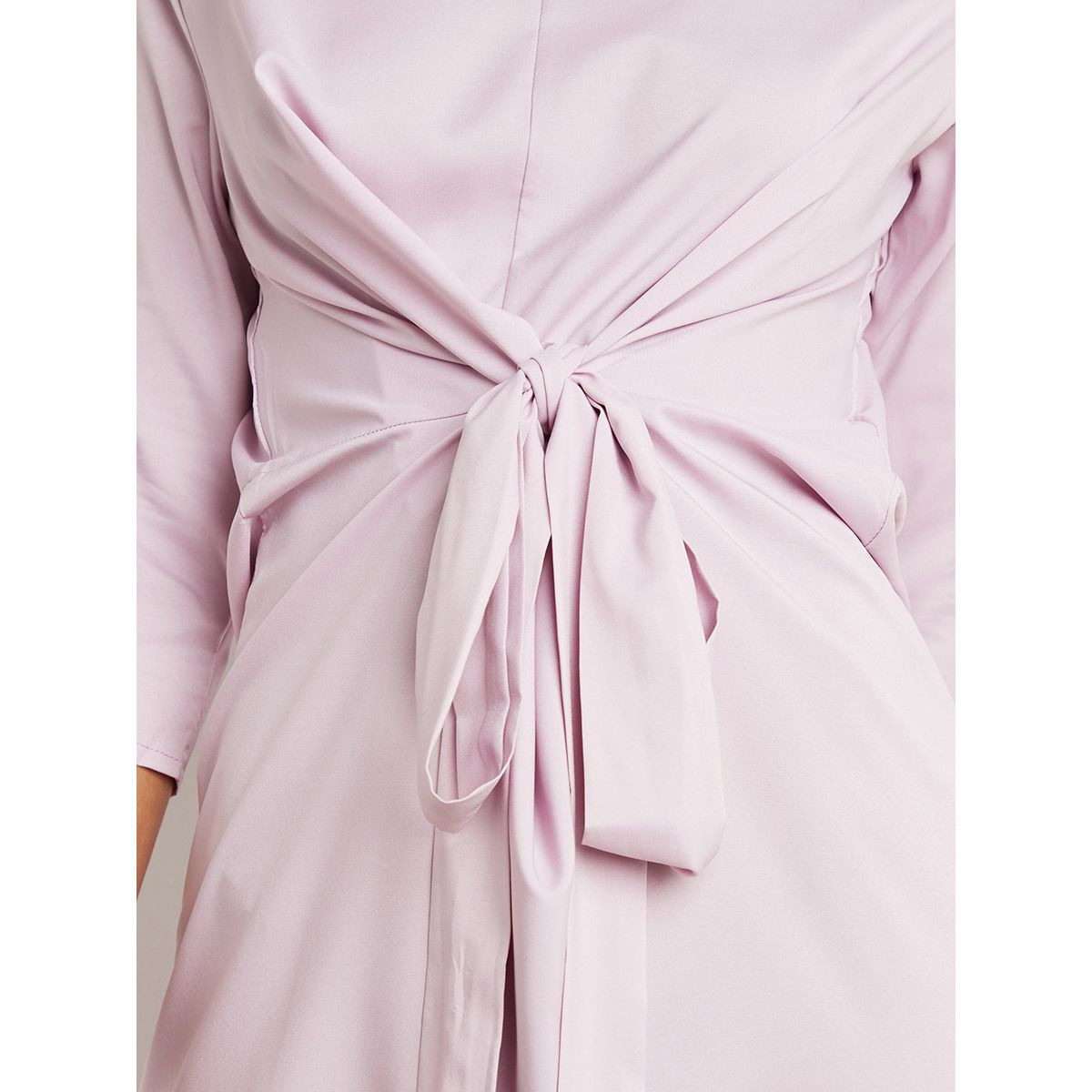فستان ميدي بأربطة من ستايلي-women-clothing-dresses-image-4