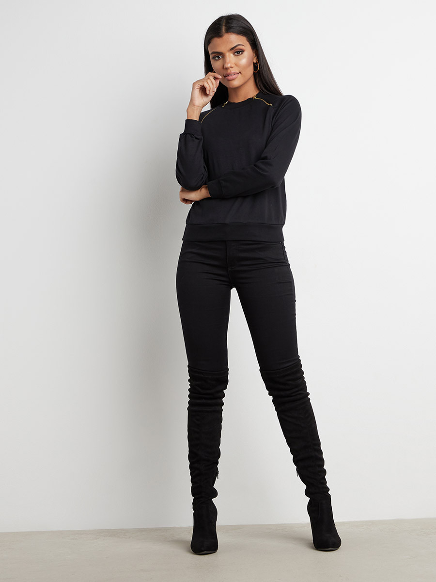 تيشيرت بأكمام طويلة وسحّاب-women-clothing-hoodiesandsweatshirts-sweatshirts-image-2