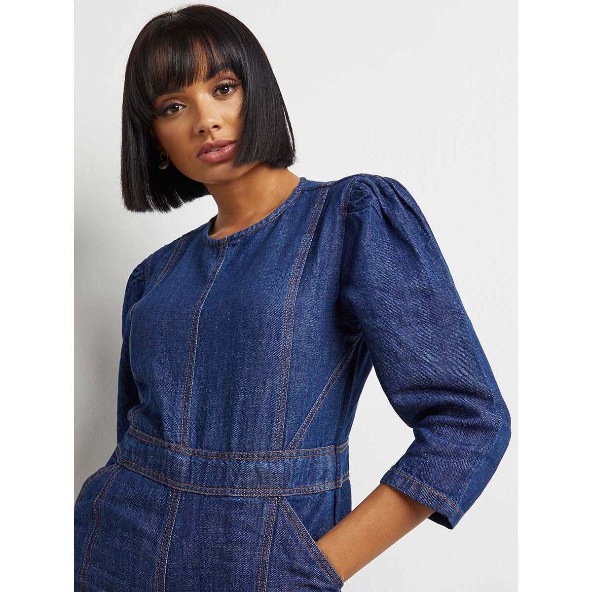 أفرول دنيم بتفاصيل خلفية من ستايلي-women-clothing-jumpsuits-image-2