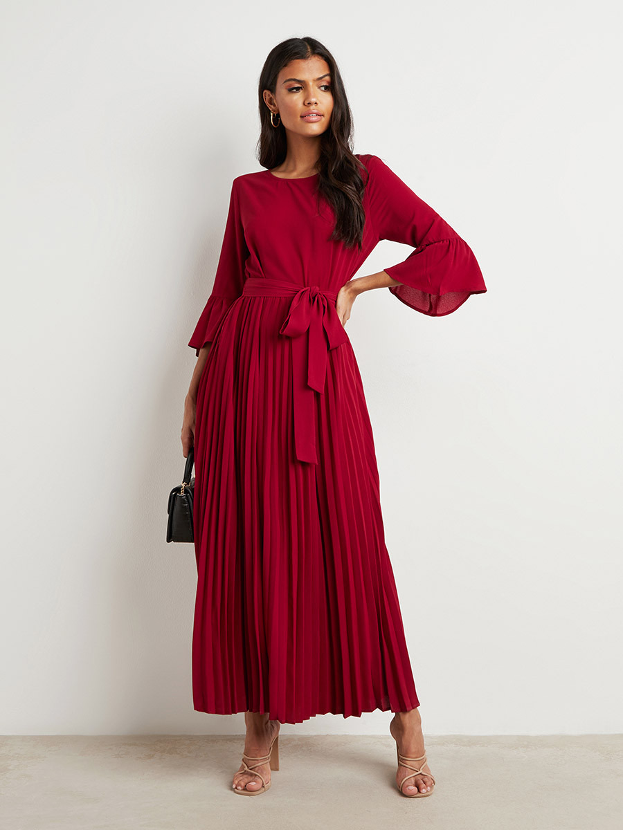 فستان طويل بأكمام طويلة من ستايلي-women-clothing-dresses-image-1