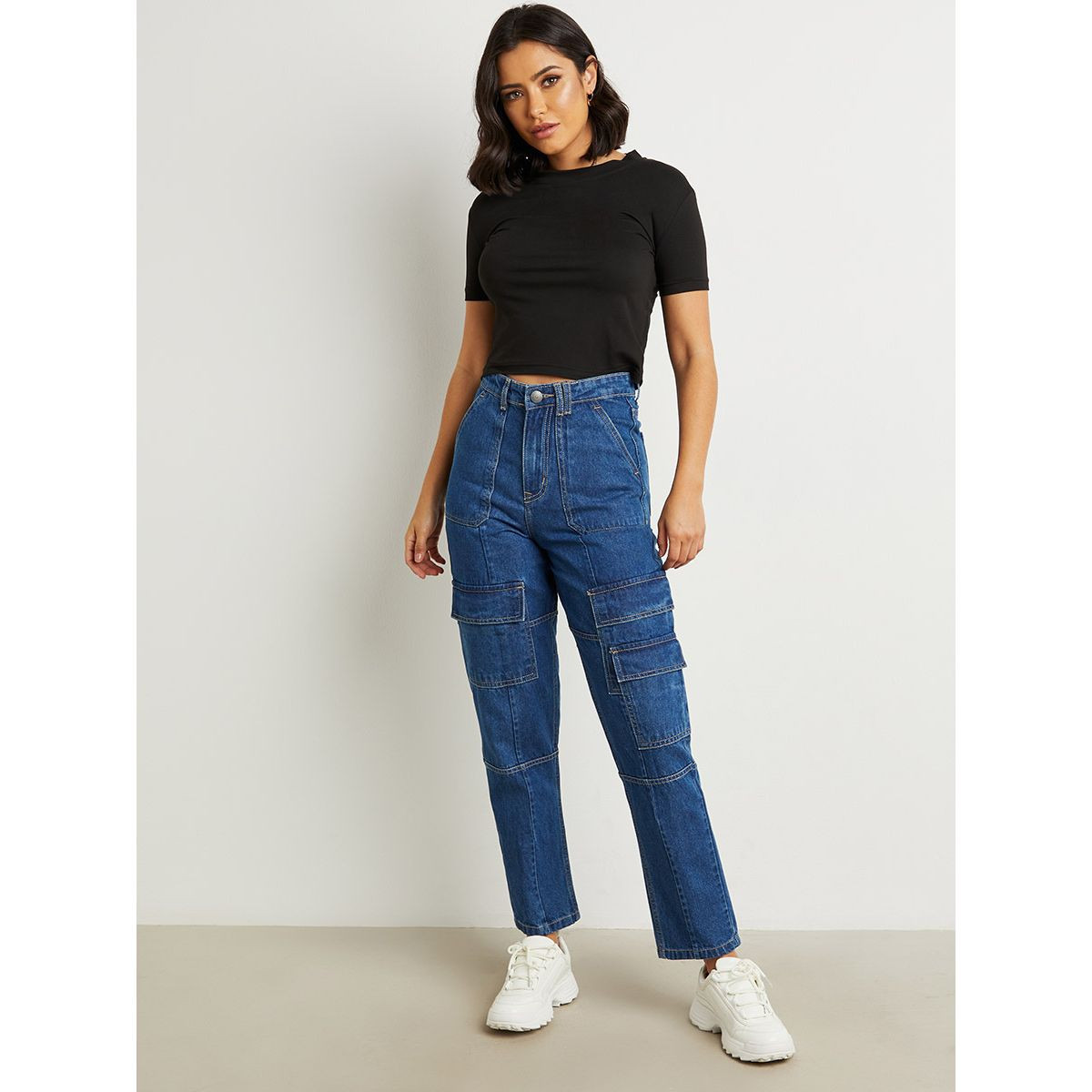 بنطلون جينز بأرجل واسعة من ستايلي-women-clothing-bottoms-jeans-image-2