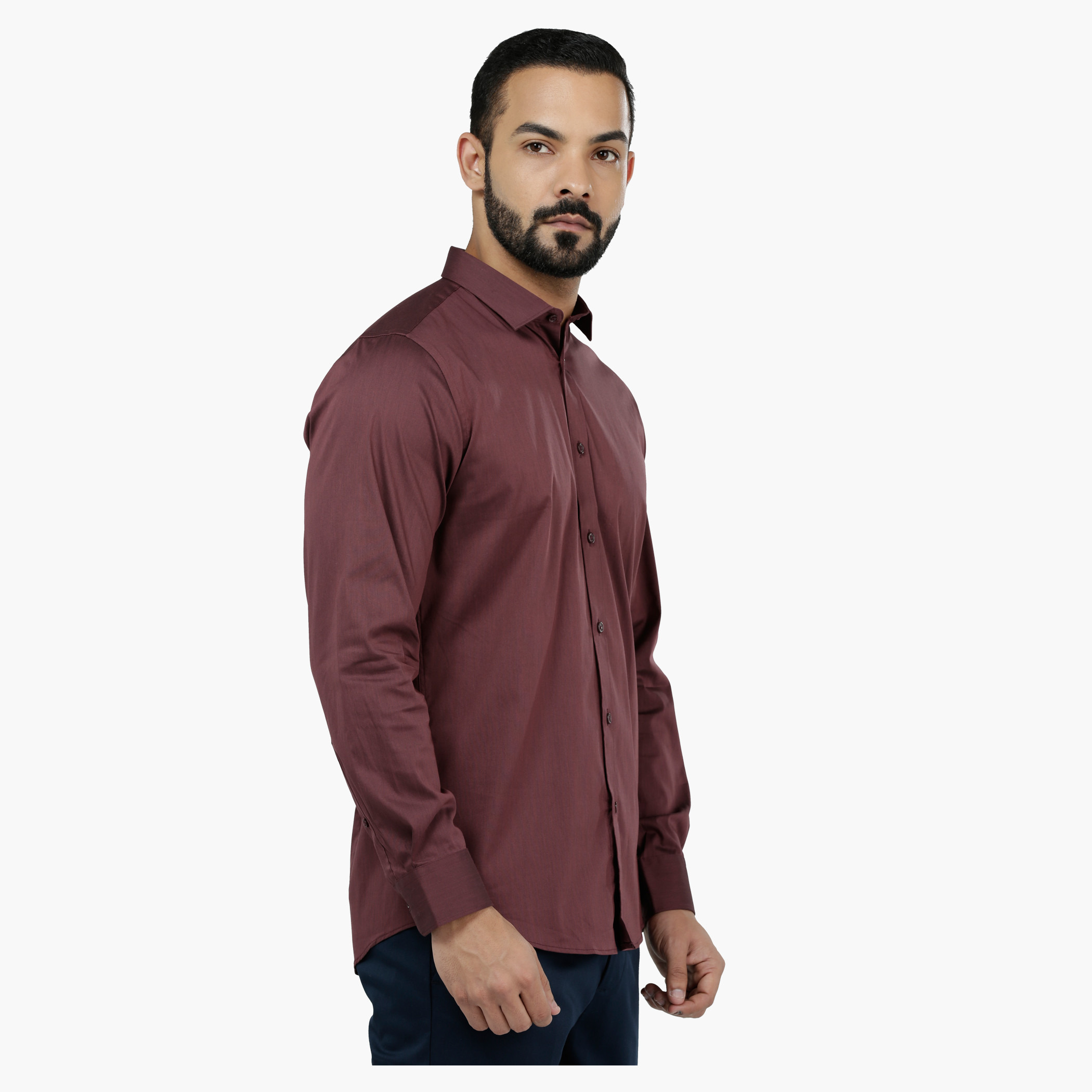 Body fit formal store shirts