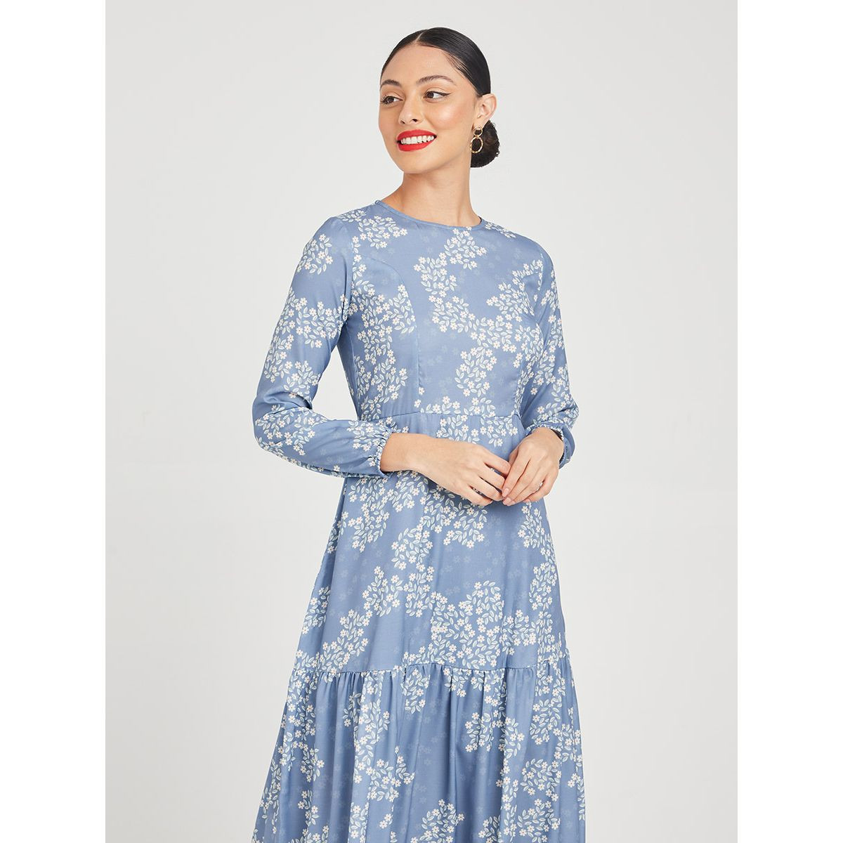 فستان طويل باكمام طويلة من ستايلي-women-clothing-dresses-image-2
