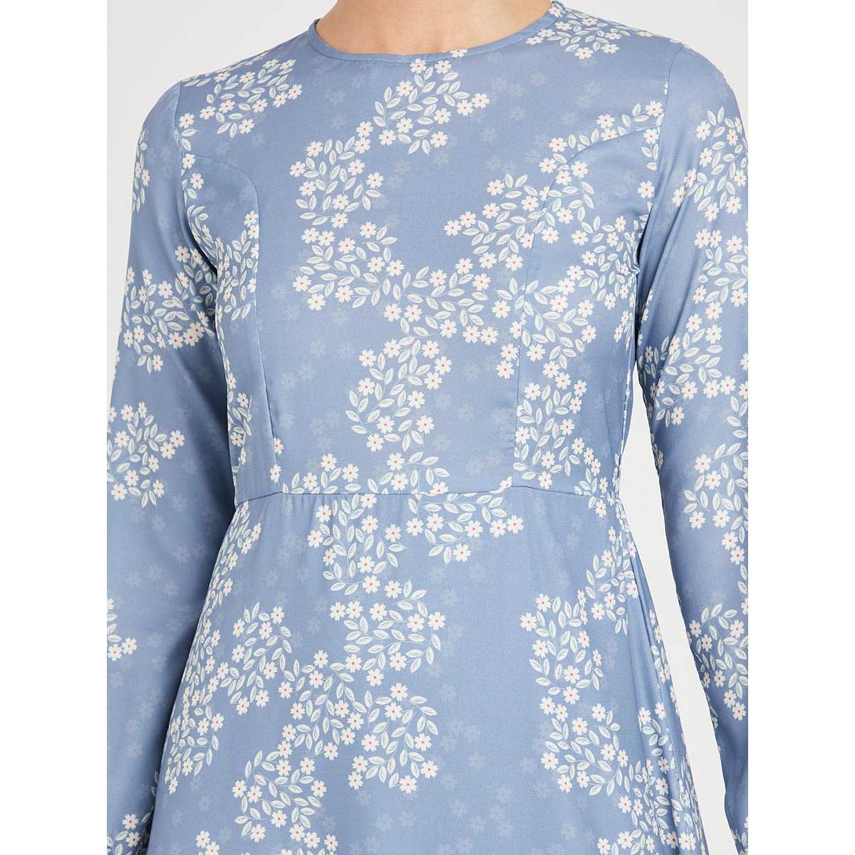 Styli Long Sleeves Floral Print Tiered A-Line Maxi Dress-women-clothing-dresses-image-3