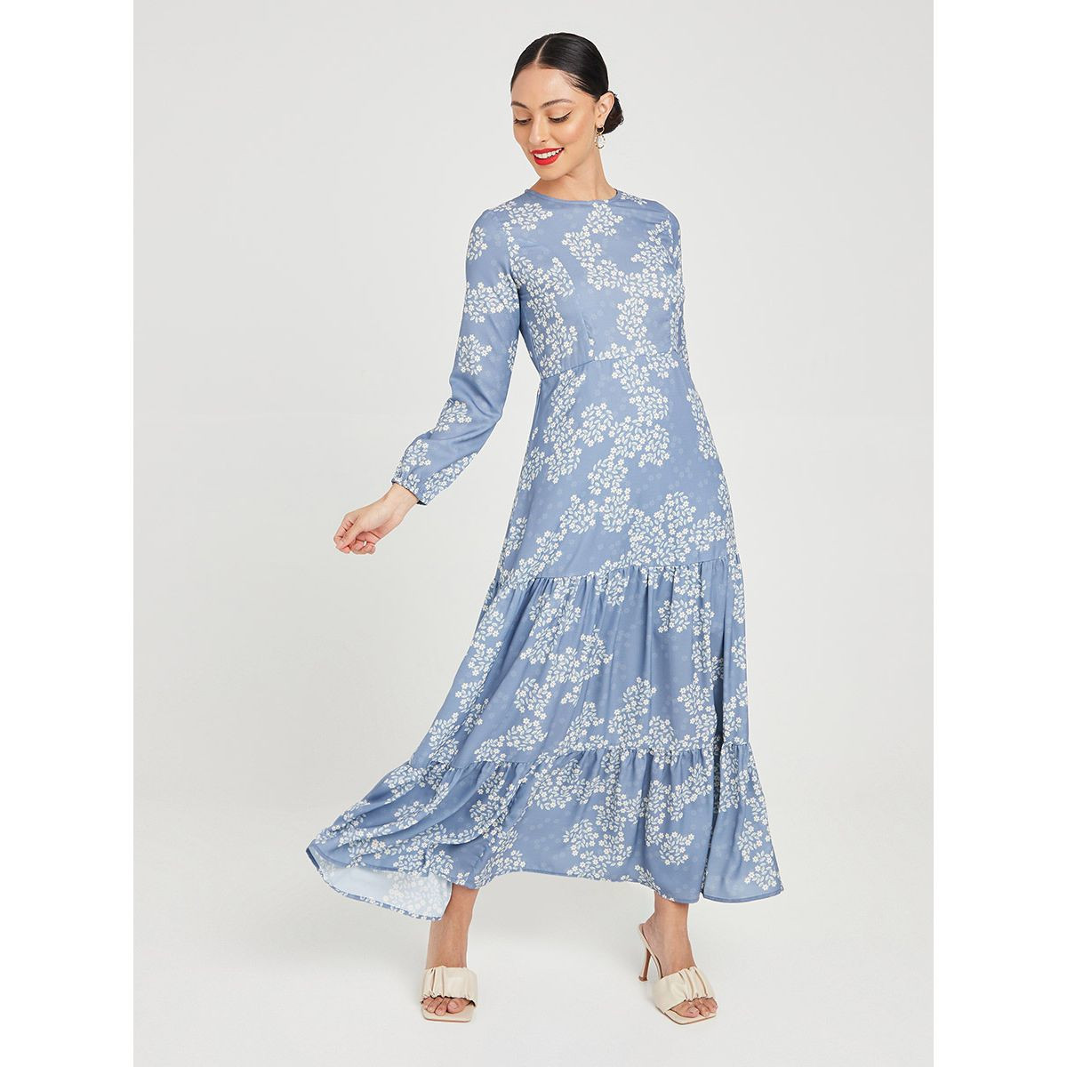 فستان طويل باكمام طويلة من ستايلي-women-clothing-dresses-image-4