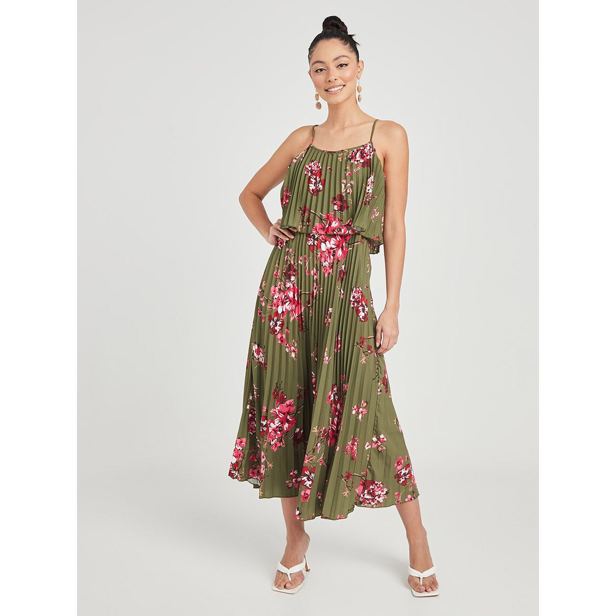 فستان طويل مطبع بزهور من ستايلي-women-clothing-dresses-image-1