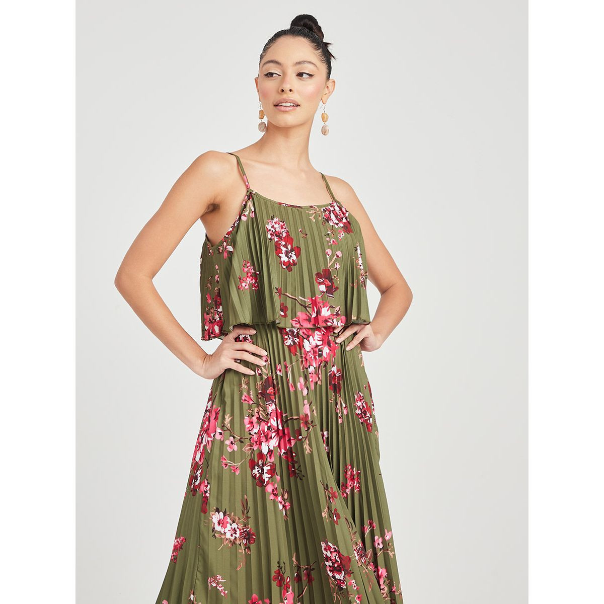 فستان طويل مطبع بزهور من ستايلي-women-clothing-dresses-image-2