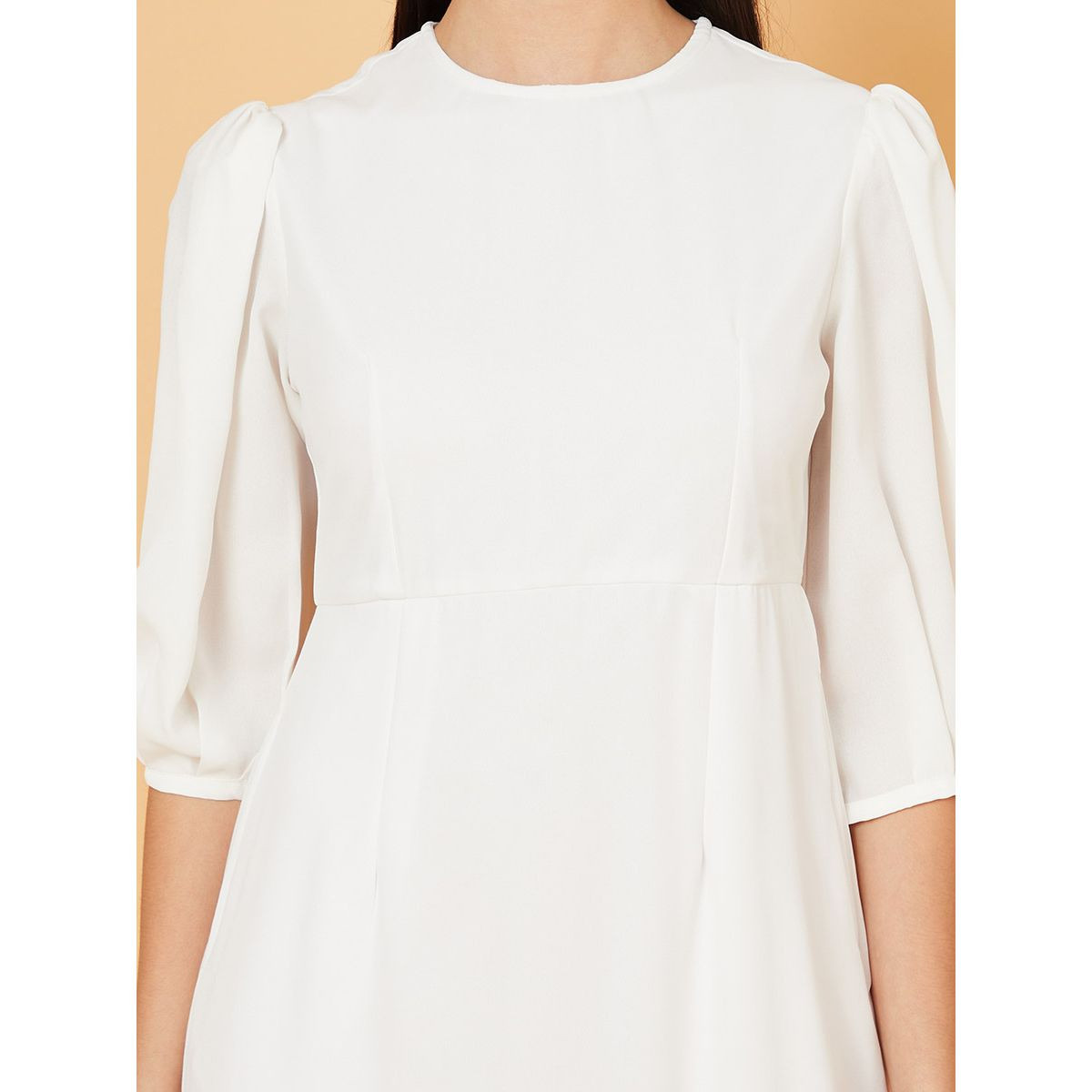 فستان ميدي بياقة دائرية من ستايلي-women-clothing-dresses-image-3