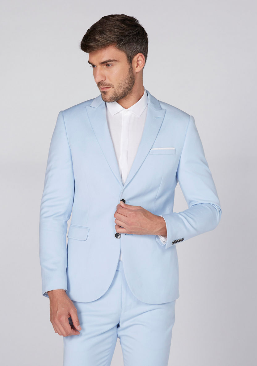 Notch Lapel Suit Jacket with Long Sleeves-Jackets-image-0