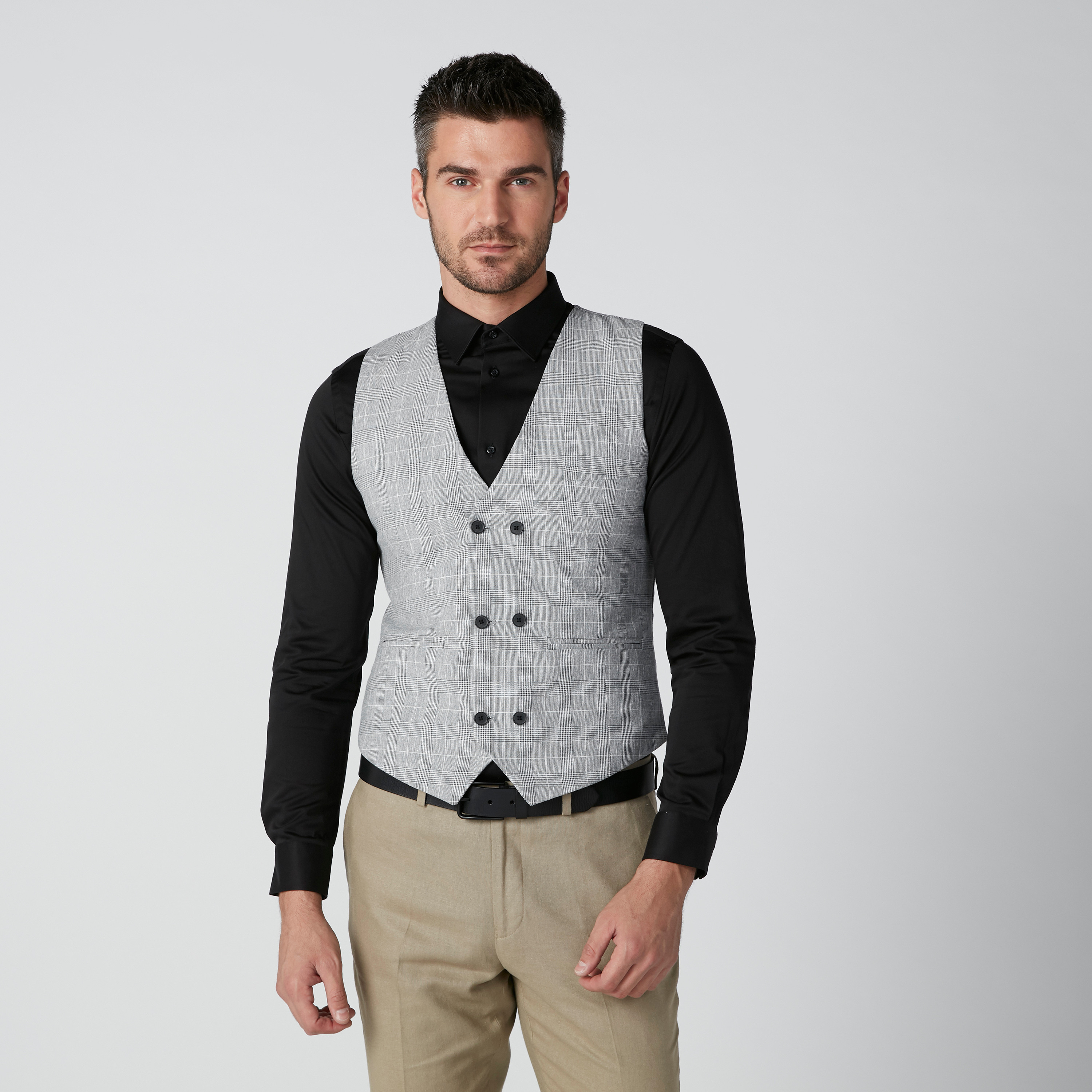 Chequered waistcoat 2025