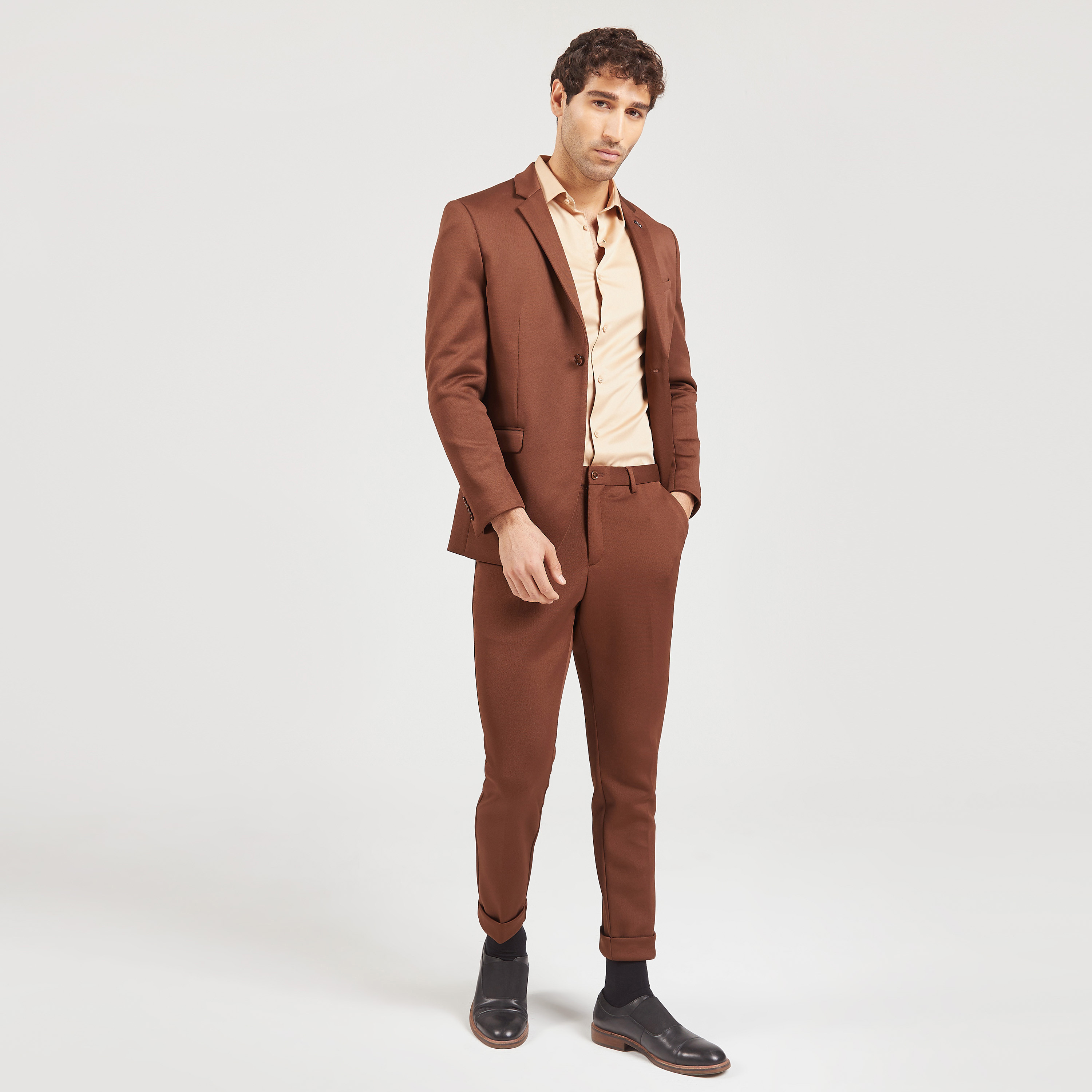 قميص رسمي سادة بأكمام طويلة وزر إغلاق-men-clothing-shirts-image-7