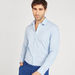 Solid Slim Fit Button Up Shirt with Long Sleeves-Shirts-thumbnailMobile-2