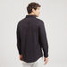 Textured Shirt with Long Sleeves and Chest Pocket-Shirts-thumbnailMobile-3