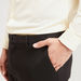 Textured Formal Trousers with Button Closure and Pockets-Pants-thumbnailMobile-2